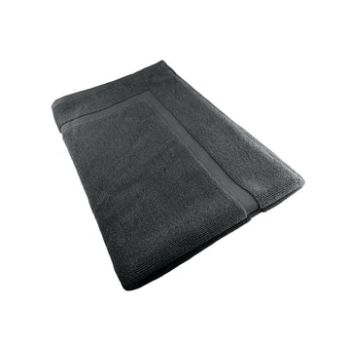 softouch ultra light quick dry premium cotton bath mat 900gsm charcoal