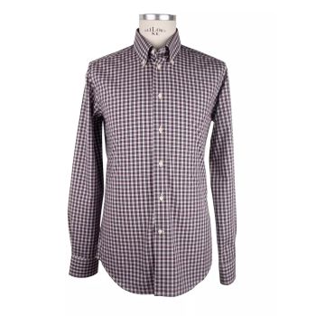 Milano Checkered Cotton Shirt 38 IT Men