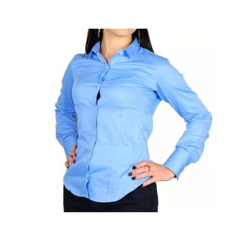 Milano Satin Shirt for the Spring/Summer Season - Slim Fit L Women