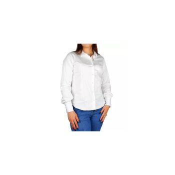 Milano Satin Shirt - Slim Fit Button Closure S Women