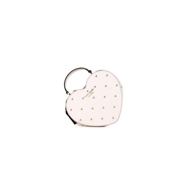 Studded Crossbody Bag with Inner Card Slots and Adjustable Strap One Size Women