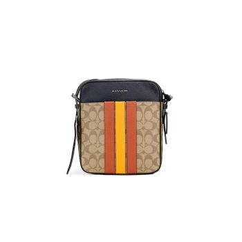 Coach Hudson 21 Varsity Stripe Crossbody Bag One Size Women