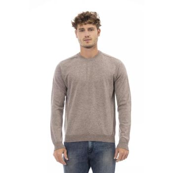 Alpha Studio Men's Beige Viscose Sweater - 48 IT