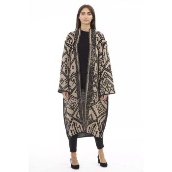 Alpha Studio Women's Brown Acetate Jackets & Coat - 46 IT