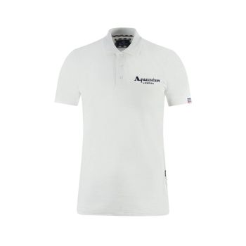 Aquascutum Men's White Cotton Polo Shirt - 2XL