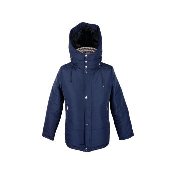 Blue Aquascutum Jacket with Removable Hood and Tartan Pattern Inside 50 IT Men