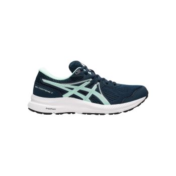 ASICS Engineered Mesh Cushioned Running Shoes with Synthetic Overlays in French Blue - 7 US