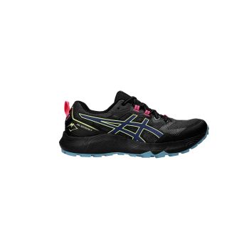 ASICS Breathable Trail Running Shoes with Cushioned Comfort in Black - 7 US