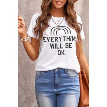 Azura Exchange EVERYTHING WILL BE OK Graphic Tee - 2XL