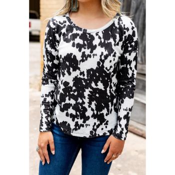 Azura Exchange U Neck Long Sleeve Top - 2XL