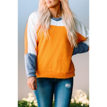 Azura Exchange Colorblock Dolman Sleeves Pullover Top - L