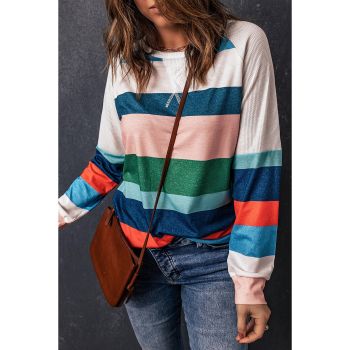 Azura Exchange Color Block Long Sleeve Top - 2XL