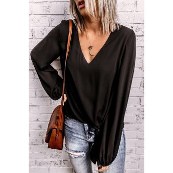 Azura Exchange Bubble Sleeve Blouse - M