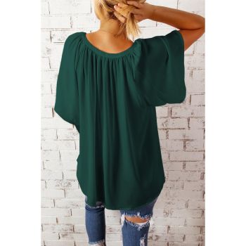 Azura Exchange Pleated Loose Top - M