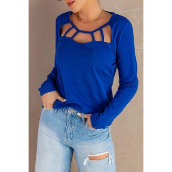 Azura Exchange Cut-out Long Sleeve Top - L