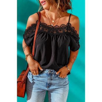 Azura Exchange Off-shoulder Crochet Neckline Top - 2XL