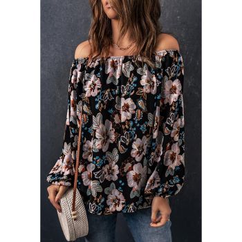 Azura Exchange Off The Shoulder Floral Blouse - S