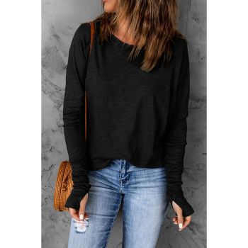 Azura Exchange Crew Neck Long Sleeve Long Sweatshirt - M