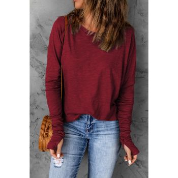 Azura Exchange Crew Neck Long Sleeve Top - S