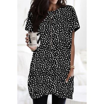 Azura Exchange Leopard Print Tunic Top - L