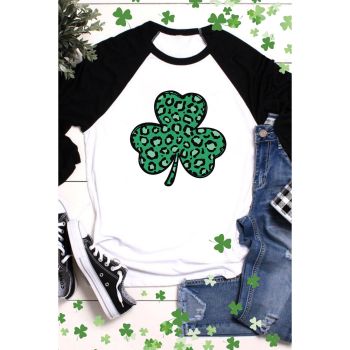 Azura Exchange Leopard Spotted St Patricks Day T-Shirt - M