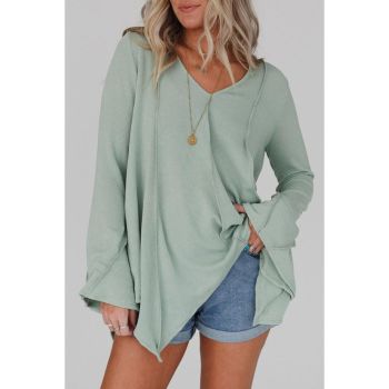 Azura Exchange Expose Seam Bell Sleeve Top - M