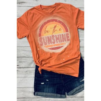 Azura Exchange Graphic Print Crewneck T-Shirt - Be The Sunshine - 2XL