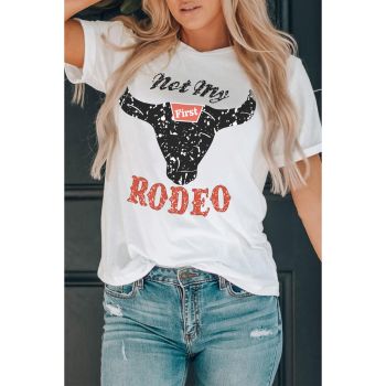 Azura Exchange Not My Rodeo Bull Graphic T-Shirt - L