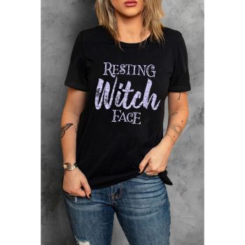 Azura Exchange Resting Witch Face Graphic Tee - 2XL