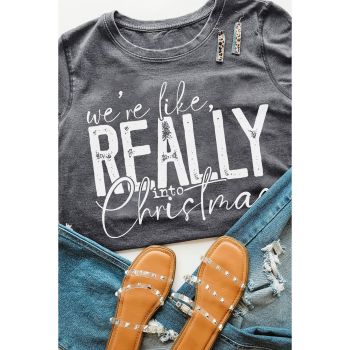 Azura Exchange Christmas Graphic Print T-Shirt - M