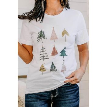 Azura Exchange Christmas Tree Graphic Tee - S