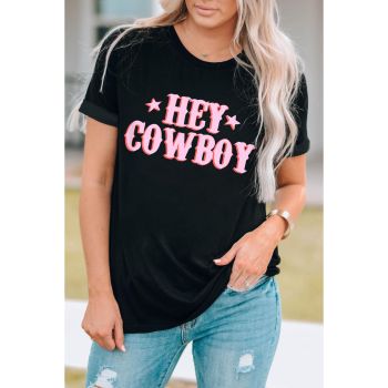 Azura Exchange Cowboy Letters Crew Neck T-shirt - 2XL