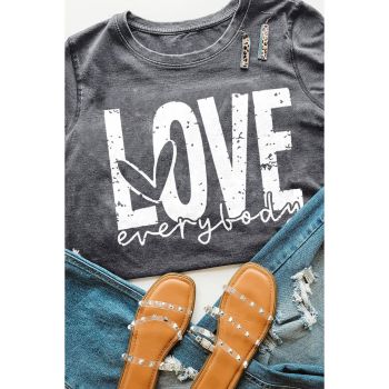 Azura Exchange LOVE everybody Graphic T-shirt - 2XL