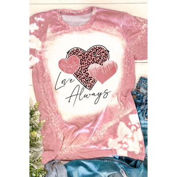 Azura Exchange Leopard Bleached Print Graphic T-Shirt - M