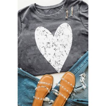 Azura Exchange Heart Graphic Print T-Shirt - 2XL