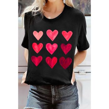 Azura Exchange Heart Graphic Tee for Valentines Day - 2XL