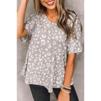 Azura Exchange Leopard Spots Print T Shirt - M