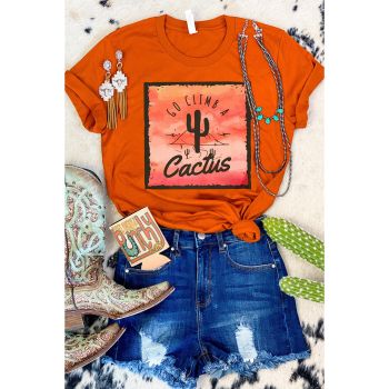 Azura Exchange Cactus Western Graphic Print Tee - 2XL