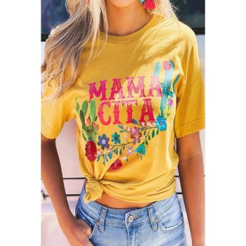 Azura Exchange Mamacita with Cactus Tee - L