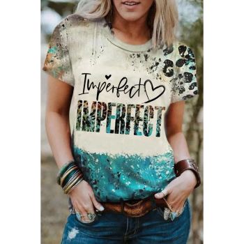 Azura Exchange Western Letters Graphic Tee - M