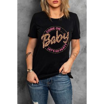 Azura Exchange Barbie Leopard Graphic T-Shirt - M