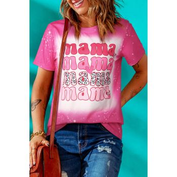 Azura Exchange Full of Mama Letter Print Tie Dye Tee - L