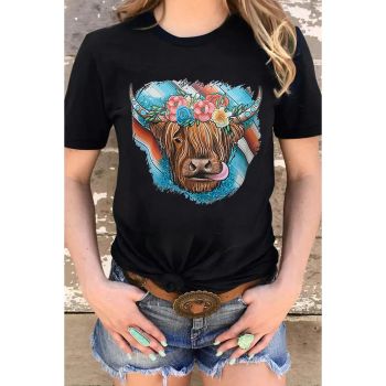 Azura Exchange Animal Head Graphic Western T-shirt - 2XL