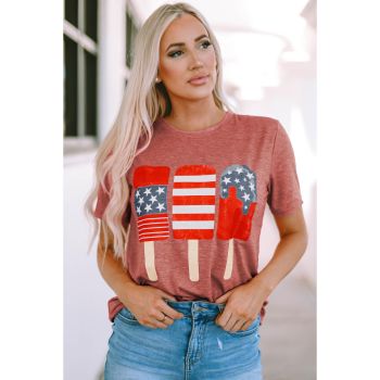 Azura Exchange Patriotic Popsicles Tee - L