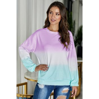 Azura Exchange Color Block Tie Dye Pullover Sweatshirt - 2XL