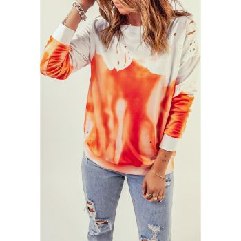 Azura Exchange Oversized Tie-dye Print Sweatshirt - L