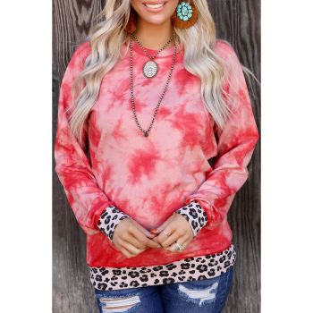 Azura Exchange Tie Dye Print Long Sleeve Sweatshirt - M