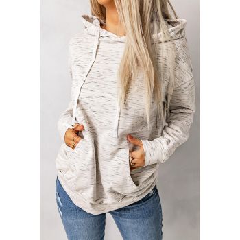 Azura Exchange Marbled Drawstring Cropped Hoodie - L