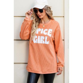 Azura Exchange Corded Spicy Girl Graphic Sweatshirt - L