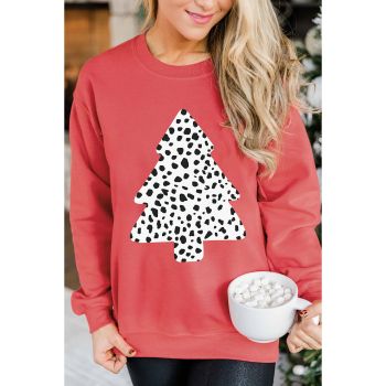 Azura Exchange Leopard Print Pullover Sweatshirt - S